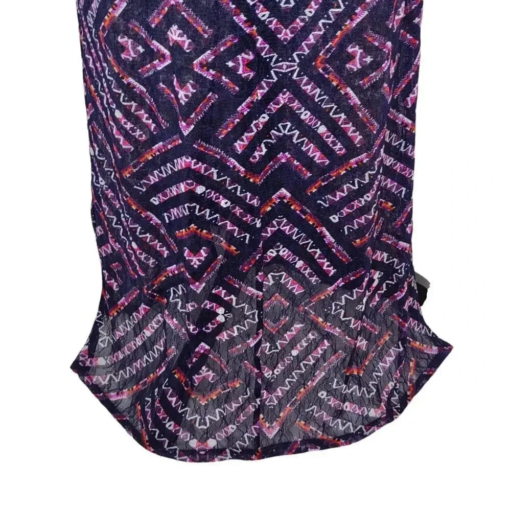 FIRE LOS ANGELES Women's Mesh Lightweight Spaghetti Strap Maxi Dress Size Small - Picture 6 of 16